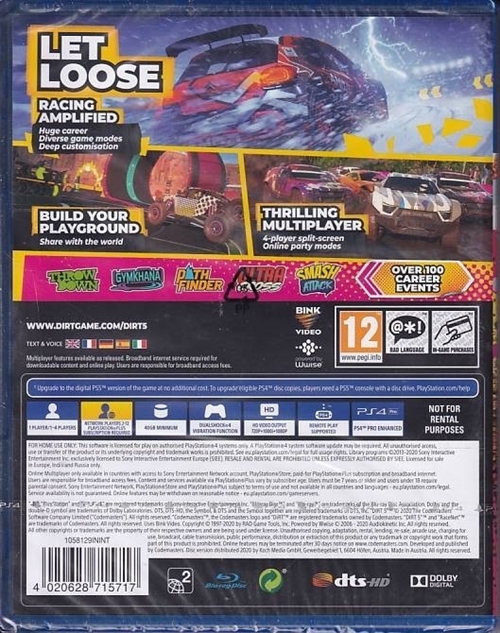 Dirt 5 - i Folie - PS4 (AA Grade) (Genbrug)